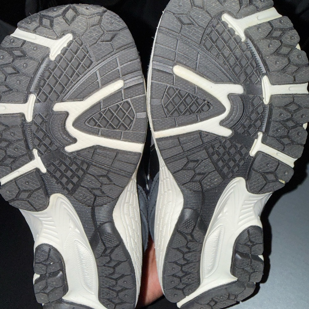 New Balance Kids Black and Gray Sneakers